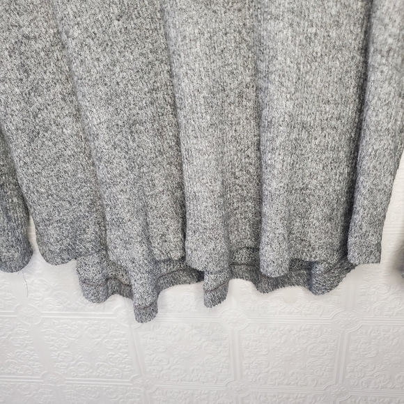 Women's Gray Cowl Neck Sweater - Picture 6 of 9